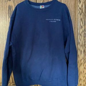 Midwest Express Airlines official ramp sweatshirt. Size large